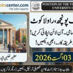 University of Poonch Rawalakot Vice Chancellor Jobs 2026 in AJK – PhD Professionals Can Apply