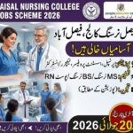 Faisal Nursing College Faisalabad Jobs 2026