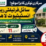 Soil Fertility Research Institute SFRI Lahore Jobs 2026 – Mobile Laboratories Project Announces 19 Contract Vacancies Across Punjab
